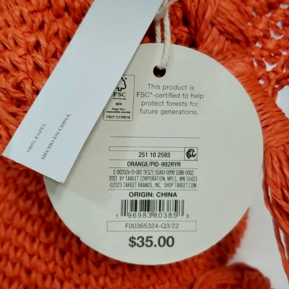 RHODE x TARGET NEW Crochet Bucket Bag Boho Ruffle Gift Ready! NEW - Picture 2 of 12